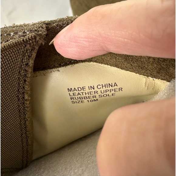 Michael Kors/ Burke/Olive/ Genuine Suede Knee High Boots - Picture 16 of 16